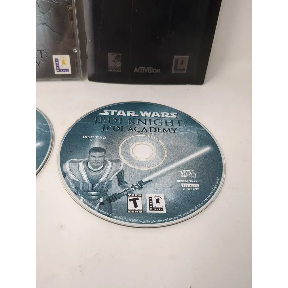 Star Wars Jedi Knight Academy PC CD-ROM Game For Windows 98 2000 XP Works Tested